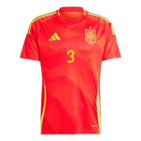Spania Alejandro Grimaldo 3 Hjemmedrakt EM 2024 Kortermet